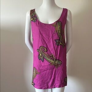 Dianne B Paisley Print  Women's Top Size M